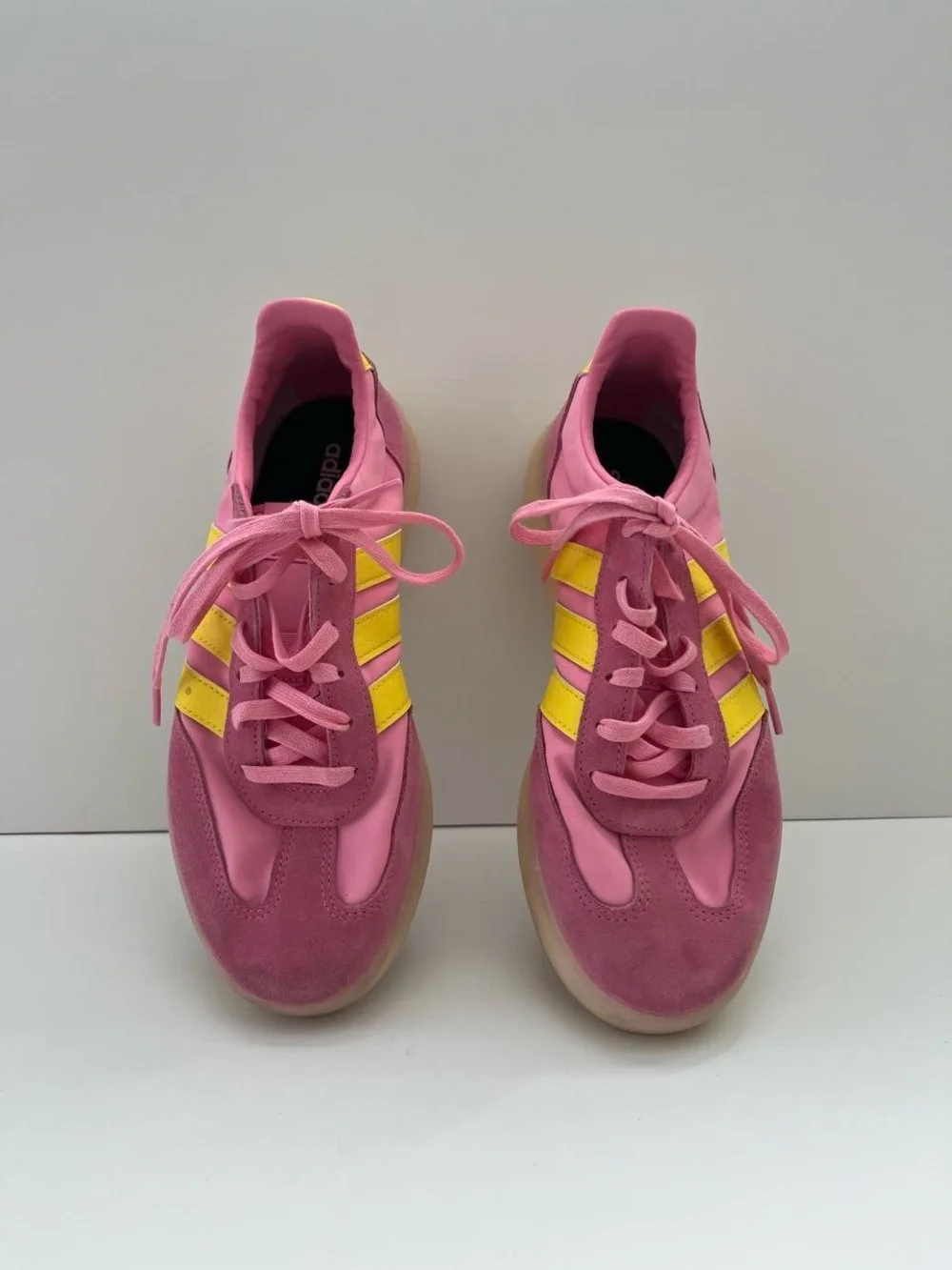 Pink & Yellow Women’s Sambas Sneakers - Adidas